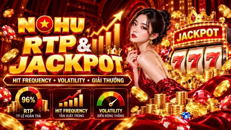 Chỉ số NOHU RTP và Jackpot tỷ lệ hoàn trả cao
